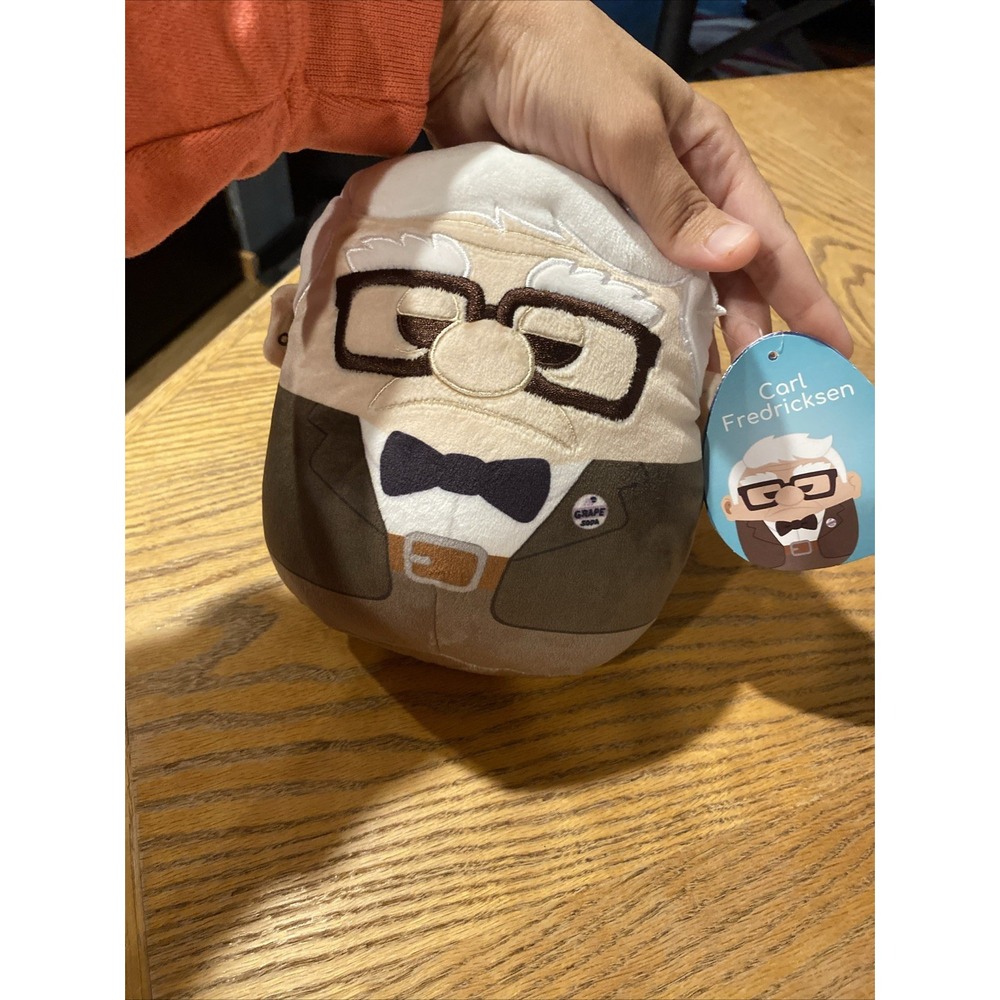 Disney Squishmallows Pixar UP Carl Fredricksen Collectible Plush 7" New